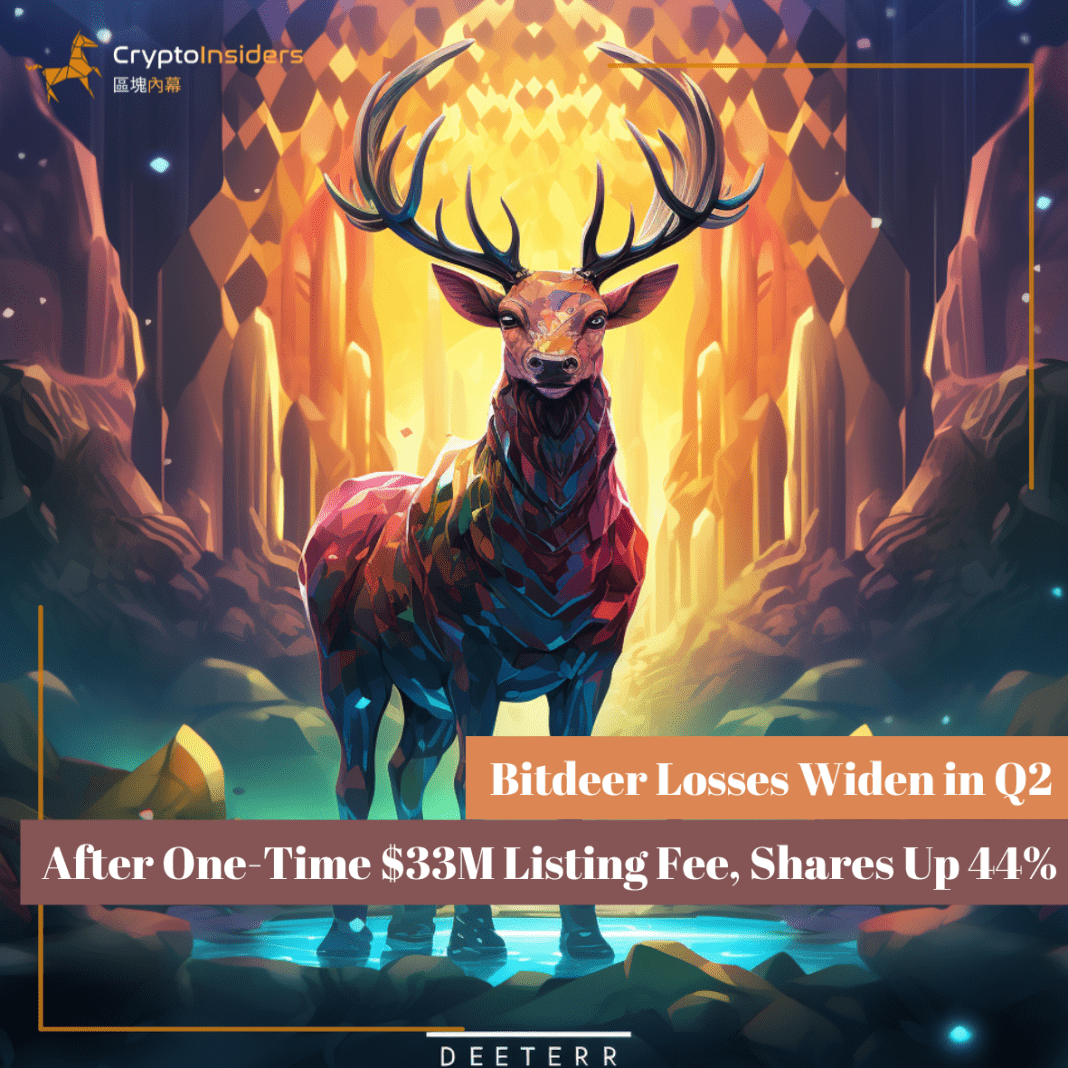 Bitdeer-Losses-Widen-in-Q2-After-One-Time-33M-Listing-Fee-Shares-Up-44-Crypto-Insiders-Hong-Kong-Blockchain-News